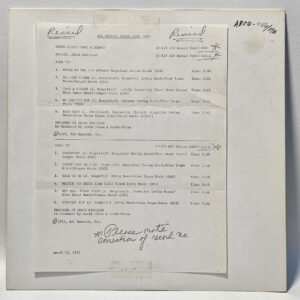 Jerry Riopelle - Take A Chance - ABC Records Advance Copy - Rock / Soft Rock