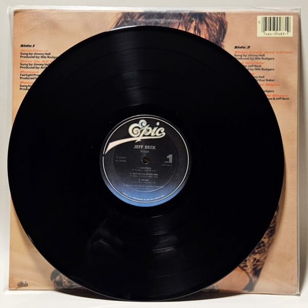 Jeff Beck - Flash - Epic FE39483 EX - Ultrasonic Cleaned - Image 3