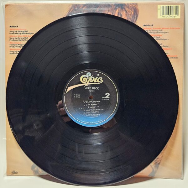 Jeff Beck - Flash - Epic FE39483 EX - Ultrasonic Cleaned - Image 4