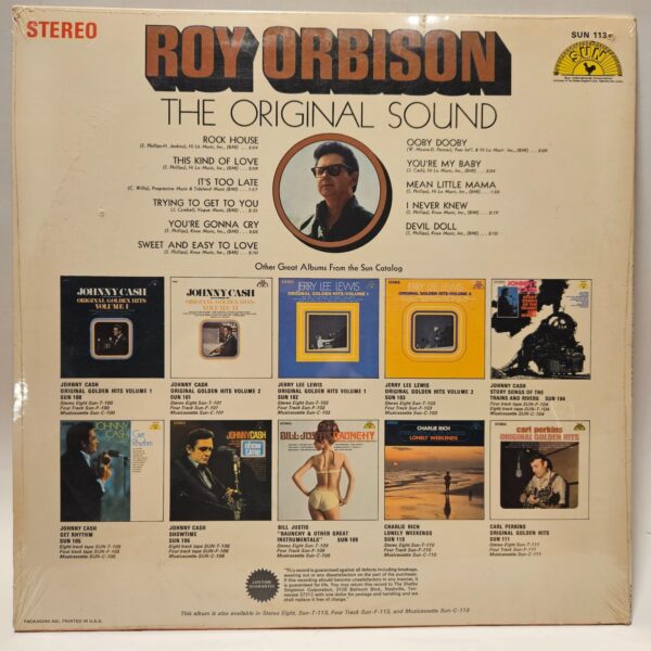 Roy Orbison - The Original Sound - NOS Sealed SUN 113 from 1969 - Sun Records - Image 2