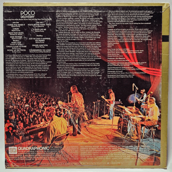 Poco - Deliverin' - Quad EX/EX Epic EQ 30209 NICE - Ultrasonic Cleaned - Image 2