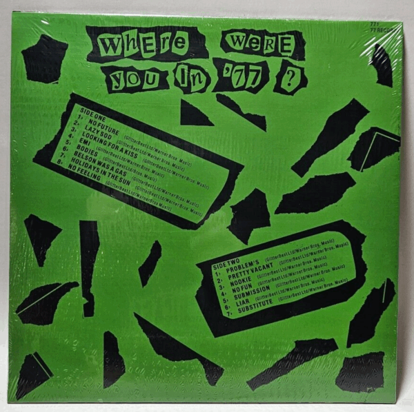 Sex Pistols - Where Were You In '77? - NOS Sealed Punk from the UK - Image 2