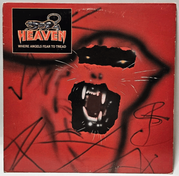 Heaven - Where Angels Fear To Tread LP - Metal - Ultrasonic Cleaned