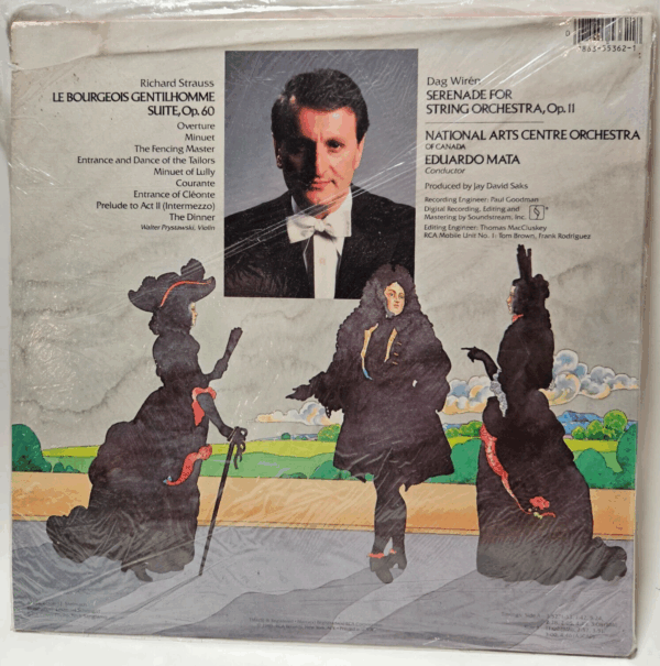 Eduardo Mata â Le Bourgeois Gentilhomme Suite - NOS Sealed Teldec Europadisk - Image 2