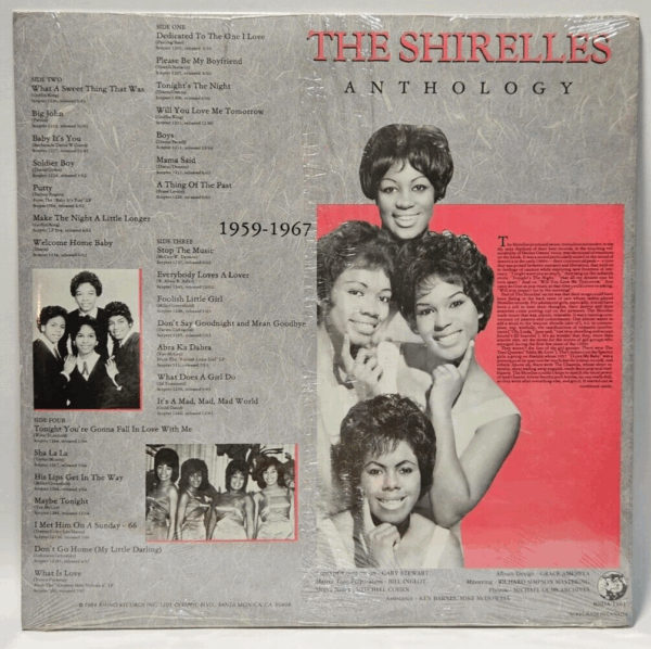 The Shirelles ââ Anthology 1959-1964 - NOS Sealed Rhino RNDA1101 Funk Soul - Image 2