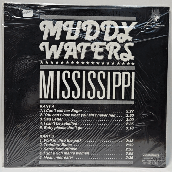 Muddy Waters "Mississippi" German Import LP  Cleo CL0014983 NOS SEALED NEW - Image 2