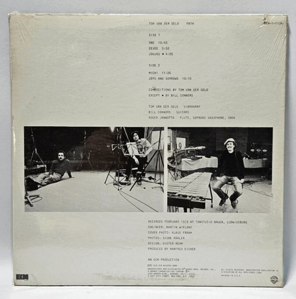 Tom Van Der Geld, Bill Connors, Roger Jannotta ââ Path - ECM 1979 - NOS SEALED - Image 2