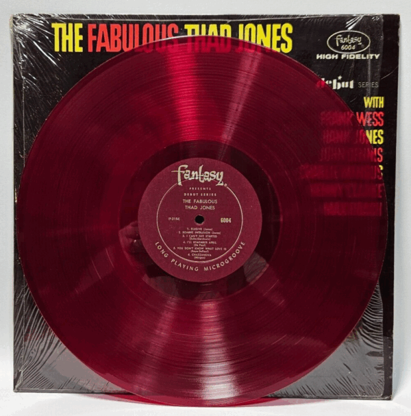 The Fabulous Thad Jones - Fantasy F-2153 6004 Red Vinyl EX - Ultrasonic Cleaned - Image 3