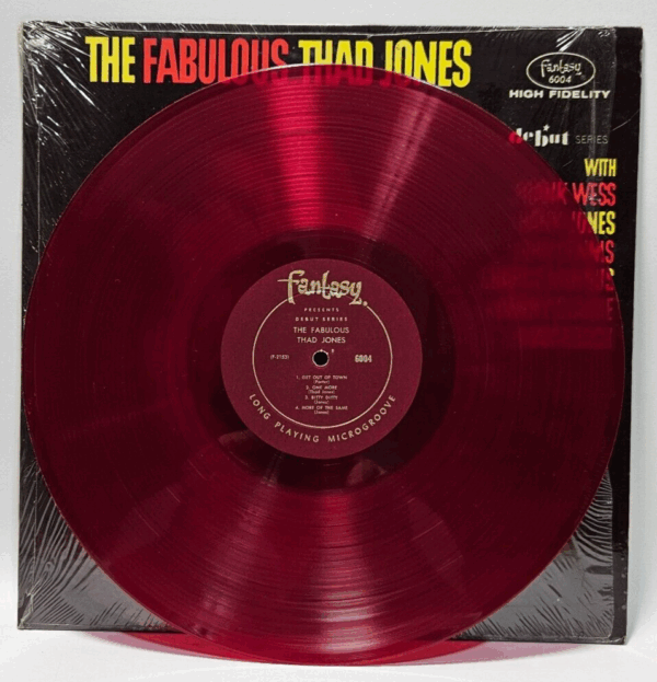 The Fabulous Thad Jones - Fantasy F-2153 6004 Red Vinyl EX - Ultrasonic Cleaned - Image 4