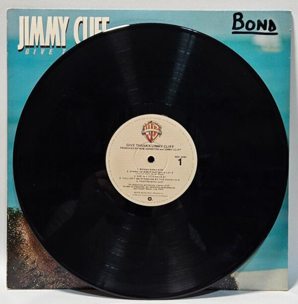 Jimmy Cliff - Give Thankx - 1978 WB BSK3240 EX - Ultrasonic Cleaned - Image 3