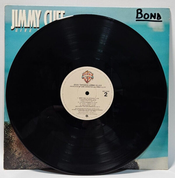 Jimmy Cliff - Give Thankx - 1978 WB BSK3240 EX - Ultrasonic Cleaned - Image 4
