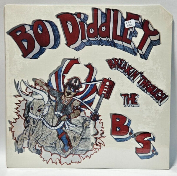 Bo Diddley - Breakin' Through the B.S. - Triple X Records 1989 NOS SEALED CUTOUT