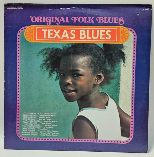 Original Folk Blues - Texas Blues - United US-7782 EX - Ultrasonic Cleaned