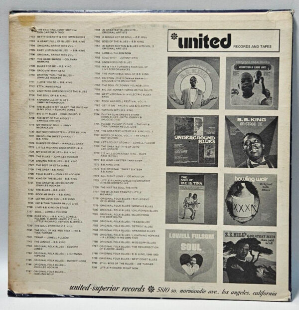 Original Folk Blues - Texas Blues - United US-7782 EX - Ultrasonic Cleaned - Image 2