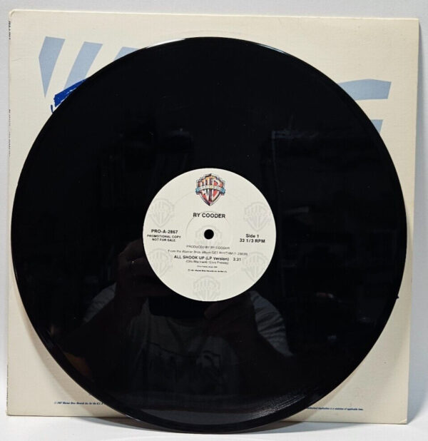 Ry Cooder - All Shook Up WB Pro-A-2867 EX - Ultrasonic Cleaned - Image 3