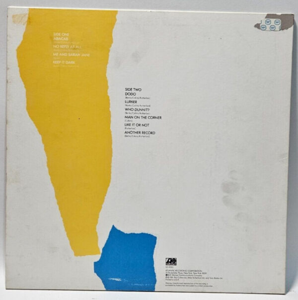 Genesis - ABACAB GYPB Emboss 1st Ed EX 1981 - Ultrasonic Cleaned - Image 2