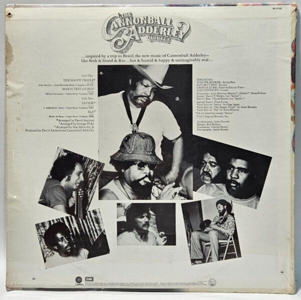 The Cannonball Adderley Quartet - The Happy People - NOS Sealed 1st Edition - Image 2