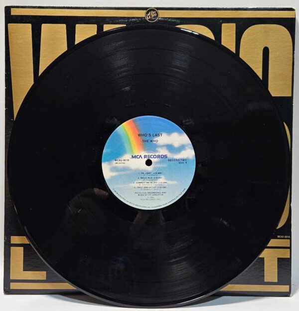 The Who - Who's Last - MCA MCA2-8018 EX 2 LPs - Ultrasonic Cleaned - Image 3