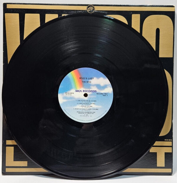 The Who - Who's Last - MCA MCA2-8018 EX 2 LPs - Ultrasonic Cleaned - Image 4