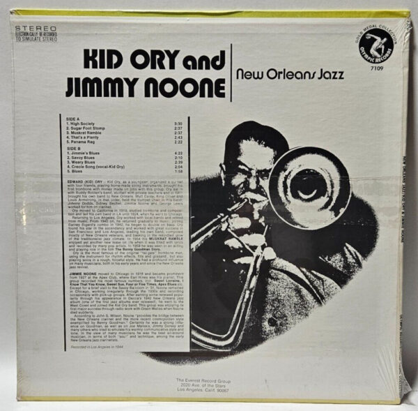 Kid Ory And Jimmy Noone ââ New Orleans Jazz - Olympic 7108 NOS SEALED - Image 2
