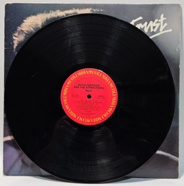 Elvis Costello - Trust - Columbia â JC 37051 EX - Ultrasonic Cleaned - Image 3