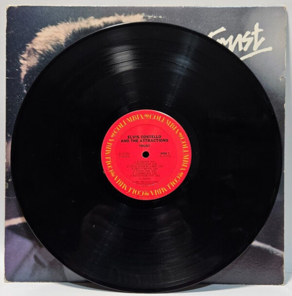 Elvis Costello - Trust - Columbia â JC 37051 EX - Ultrasonic Cleaned - Image 4