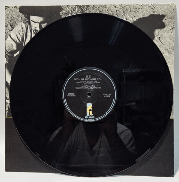 U2 â With Or Without You - Island Records 0-96786 - EX - Ultrasonic Cleaned - Image 3