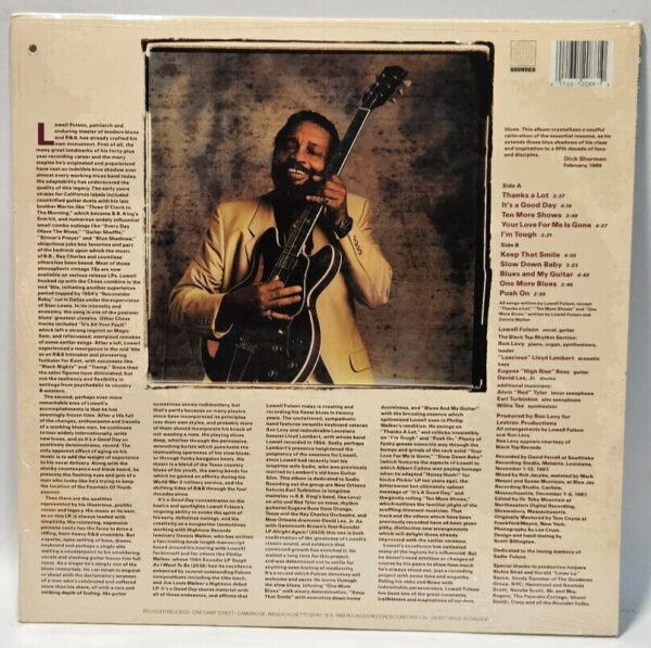 Lowell Fulson - It's A Good Day - Rounder 2088 - TEXAS BLUES - NOS SEALED - Image 2