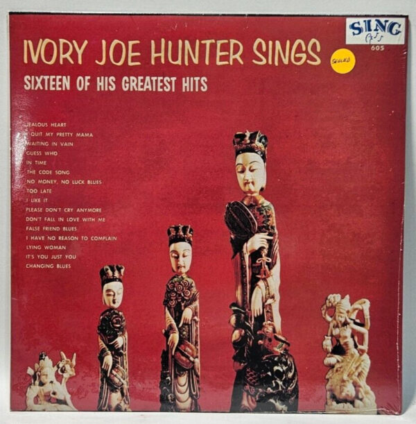 Ivory Joe Hunter Sings Sixteen Of His Greatest Hits - 1st Ed SING 605 NOS SEALED
