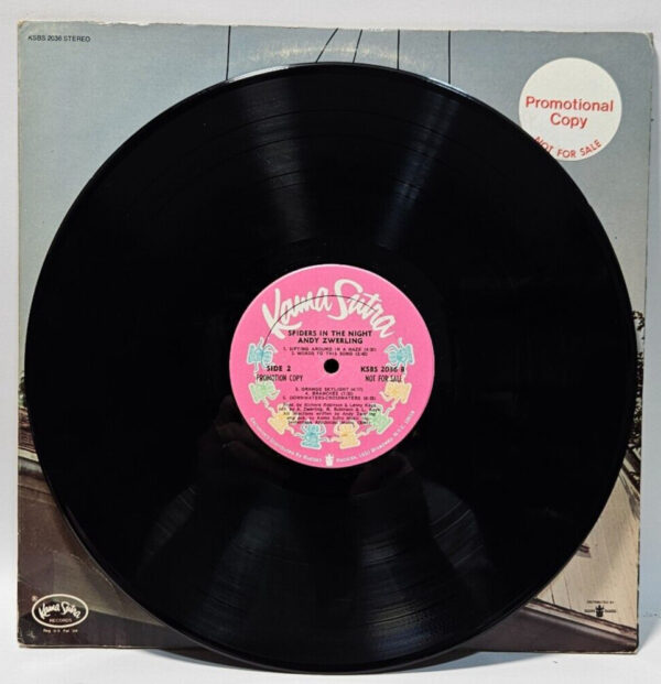 Andy Zwerling - Spiders In The Night - PROMO KSBS 2036 EX - Ultrasonic Cleaned - Image 3
