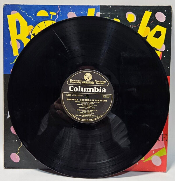 Rockpile  - Seconds Of Pleasure -  Columbia âPC 36886 EX - Ultrasonic Cleaned - Image 3