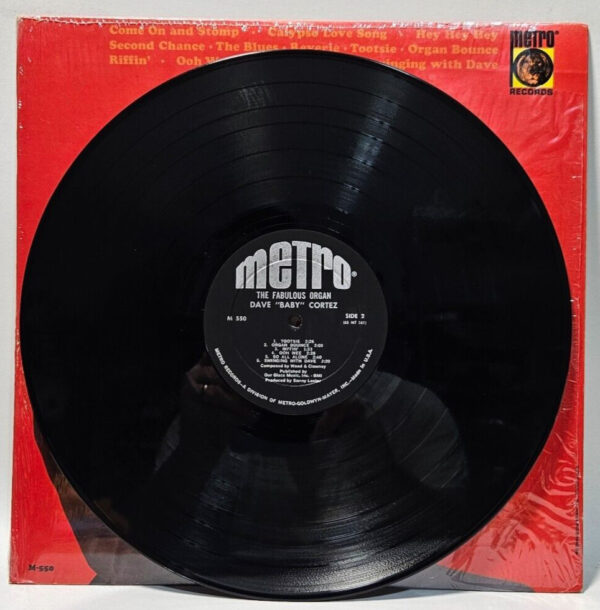 Dave "Baby" Cortez - The Fabulous Organ - Metro MS-550 - EX - Ultrasonic Cleaned - Image 3