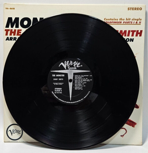The Incredible Jimmy Smith - Monster - MGM Press V6-8618 NM  - Ultrasonic Clean - Image 3