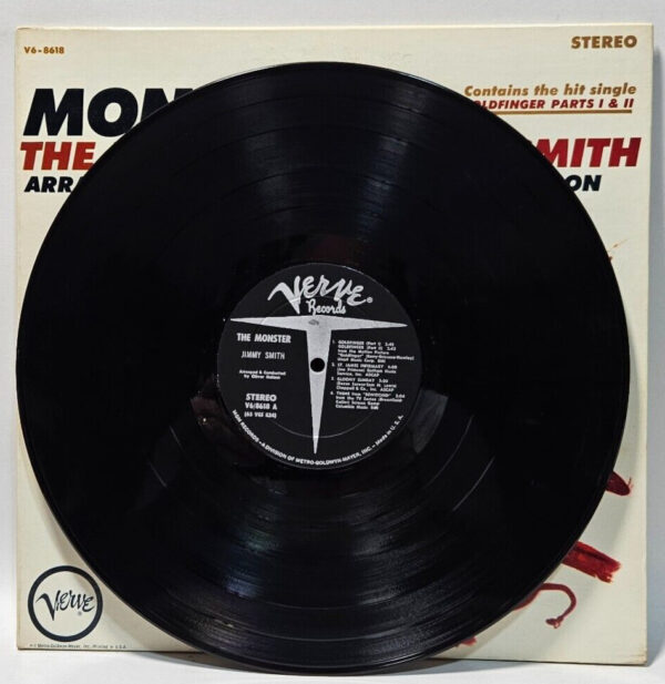 The Incredible Jimmy Smith - Monster - MGM Press V6-8618 NM  - Ultrasonic Clean - Image 4