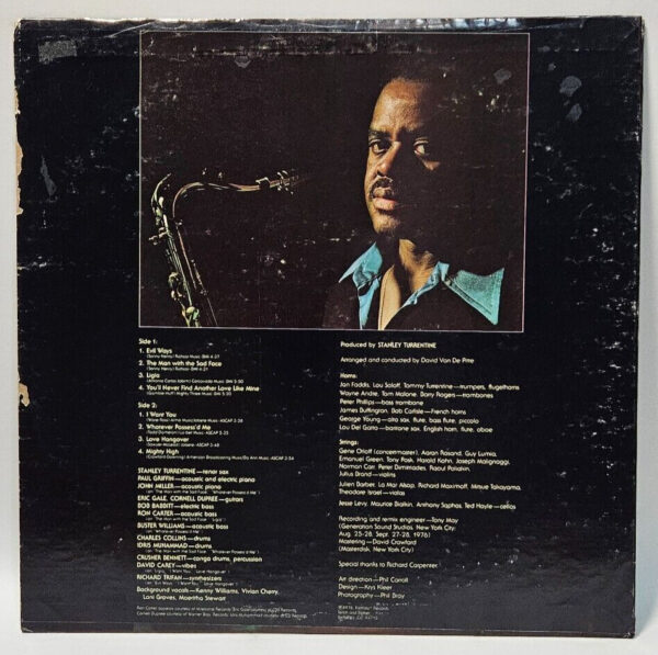 Stanley Turrentine - The Man With The Sad Face - F-9519 RE EX - Ultrasonic Clnd - Image 2