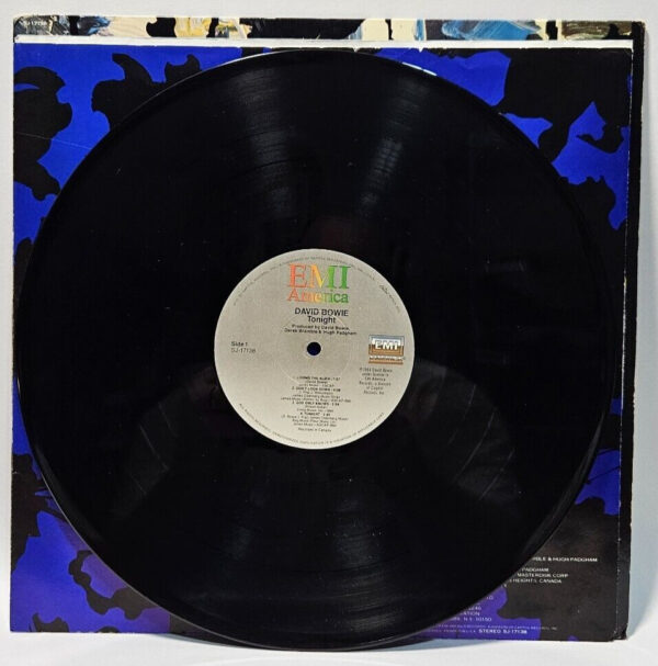 David Bowie - Tonight - EMI SJ-17138 Jacksonville 1984 EX - Ultrasonic Cleaned - Image 4