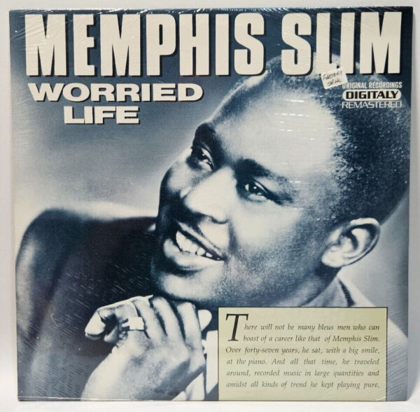 Memphis Slim - Worried Life - Roots RTS 113013 - BLUES PIANO - NOS SEALED