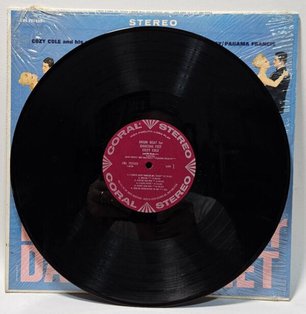 Cozy Cole & His Orchestra - Drum Beat For Dancing Feet Krupa EX - Ultrasonic Cln - Image 4