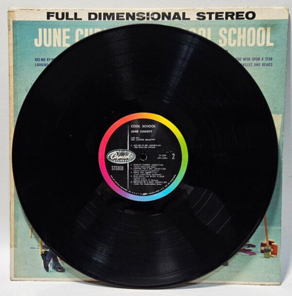 June Christy - The Cool School - Capitol ST1398 1960 JAZZ EX Ultrasonic Cleaned - Image 3