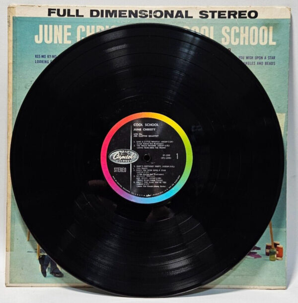 June Christy - The Cool School - Capitol ST1398 1960 JAZZ EX Ultrasonic Cleaned - Image 4