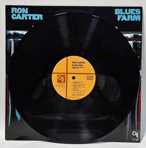 Ron Carter - Blues Farm - CTI 8001 RE 1979 JAZZ BASS EX - Ultrasonic Cleaned - Image 3