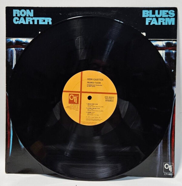 Ron Carter - Blues Farm - CTI 8001 RE 1979 JAZZ BASS EX - Ultrasonic Cleaned - Image 4