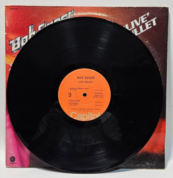 Bob Seger & The Silver Bullet Band - Live Bullet 1976 JP EX - Ultrasonic Cleaned - Image 5