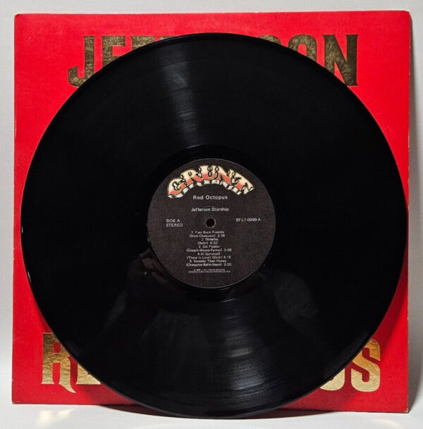 Jefferson Starship - Red Octopus Grunt BFL1-0999 RE - EX - Ultrasonic Cleaned - Image 4