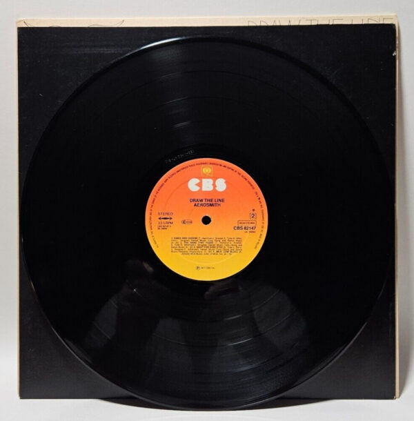 Aerosmith - Draw The Line - CBS-82147 EUROPEAN Pressing NM - Ultrasonic Cleaned - Image 3