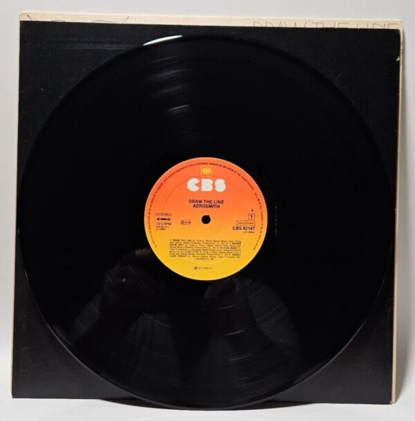 Aerosmith - Draw The Line - CBS-82147 EUROPEAN Pressing NM - Ultrasonic Cleaned - Image 4