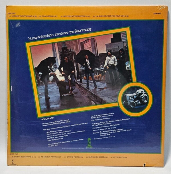 Murray McLauchlan ââ Boulevard - True North âTN-25 - 1976 ROCK CUTOUT NOS SEALED - Image 2