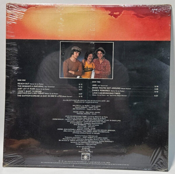Sunshine - Roulette SR 3018 1977 Soft Rock NOS SEALED - Image 2