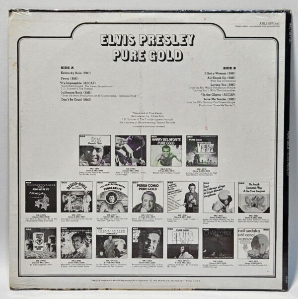 Elvis - Pure Gold - RCA ANL1-0971(e) 1975 - NOS SEALED - Image 2