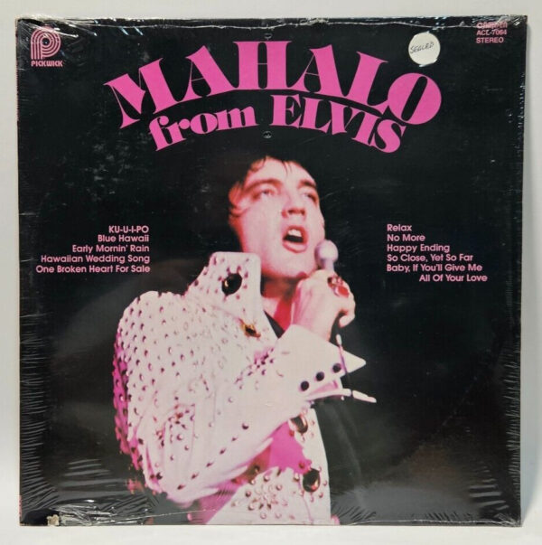 Elvis Presley - Mahalo From Elvis - Pickwick ACL-7064 1978 - NOS SEALED